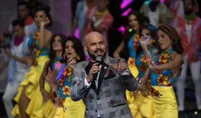 Omar Enrique, cantante.