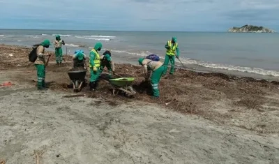 Imagen de la jornada de limpieza.