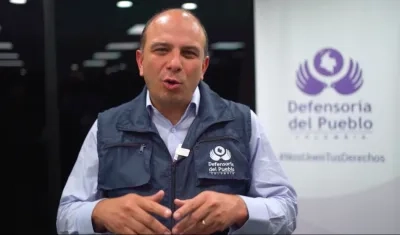 El defensor del Pueblo, Carlos Camargo.