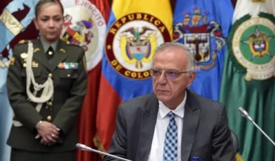 Iván Velásquez, MinDefensa.