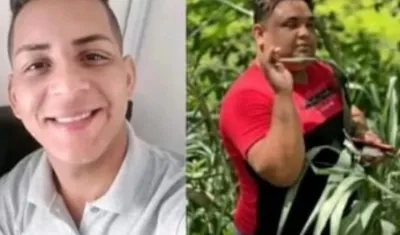 Miguel Medina y Eduardo Urdaneta, estilistas desaparecidos.