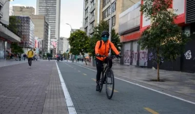 Día sin carro y sin moto en Bogotá.