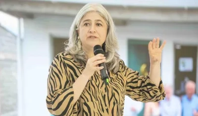 La Ministra de Vivienda, Catalina Velasco.