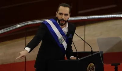 El Presidente de El Salvador, Nayib Bukele.