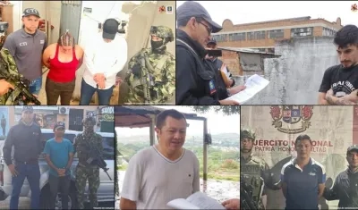 Los presuntos integrantes judicializados.