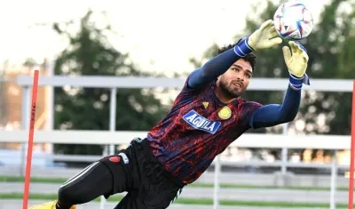 Álvaro Montero, arquero de la Selección Colombia. 