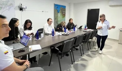 El Fiscal General Francisco Barbosa en Santa Marta