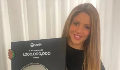 La cantante barranquillera Shakira.