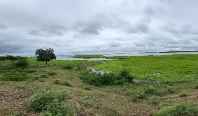 Panorámica del embalse de El Guájaro.