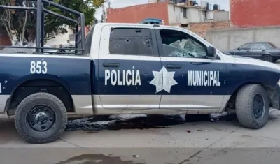 Una patrulla policial en Zacatecas, México.