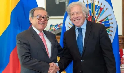 Luis Ernesto Vargas y Luis Almagro.