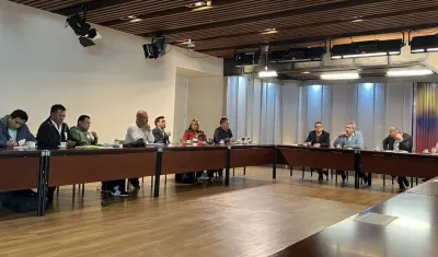Rueda de prensa de diálogos regionales.