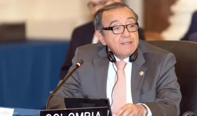 Representante de Colombia en la OEA, Luis Ernesto Vargas.