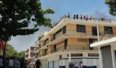 Centro de reclusión transitorio de Santa Marta.