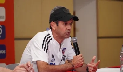 Arturo Reyes, técnico del Junior. 