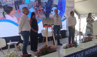 Acto de inauguración de Subestación El Río.