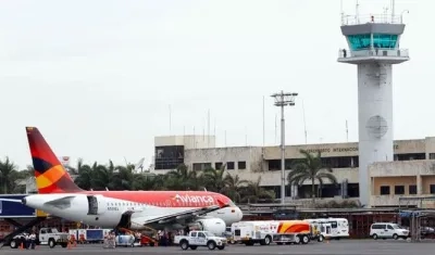 Aeropuerto Rafael Núñez de Cartagena.