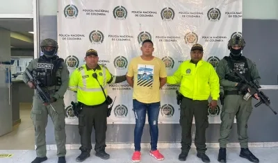 Alias 'El Chonchi', capturado por la Policía. 