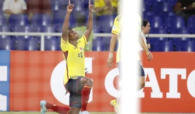 Óscar Cortés anotó los dos goles del triunfo colombiano.