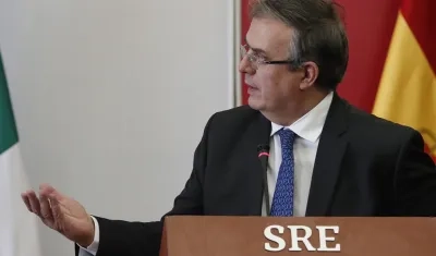 El canciller mexicano, Marcelo Ebrard.