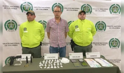 Capturado con droga en Villa Tarel