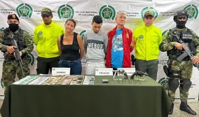 Capturados por la Policía. 