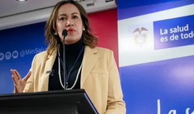 Carolina Corcho, ministra de Salud.