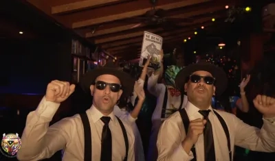 Chatella y Nicolás Tovar, cantantes.