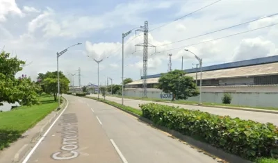 Sector del Corredor Portuario donde ocurrió el el atraco. 