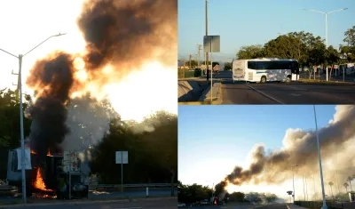 Así se encuentran las calles de Culiacán.