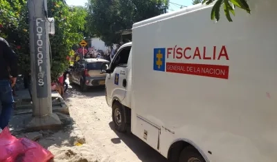 Diligencia de levantamiento del cuerpo de Karen Lisbeth Guerra. 