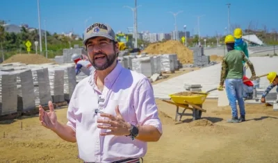 El Alcalde Jaime Pumarejo.