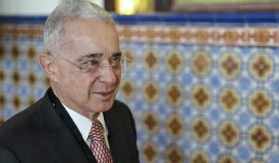 El expresidente de Colombia Álvaro Uribe.
