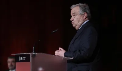 El secretario general de la ONU, Antonio Guterres. 