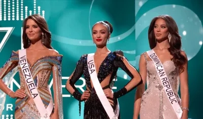 Las tres finalistas.