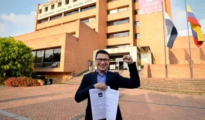 El Gobernador del Magdalena, Carlos Caicedo.