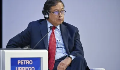 Presidente Gustavo Petro en la 53ª reunión anual del Foro Económico Mundial.