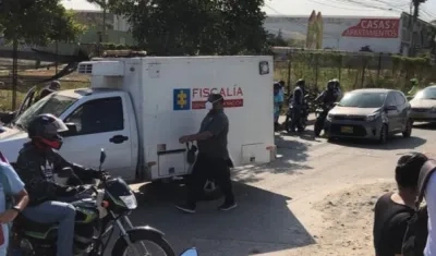 El CTI realizó la inspección del cuerpo.