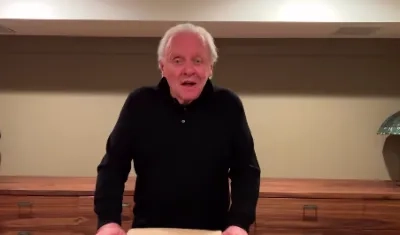 El actor británico Anthony Hopkins.