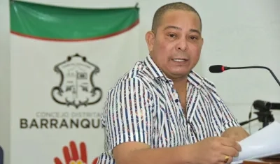 Juan Carlos Ospino, Concejal de Barranquilla.