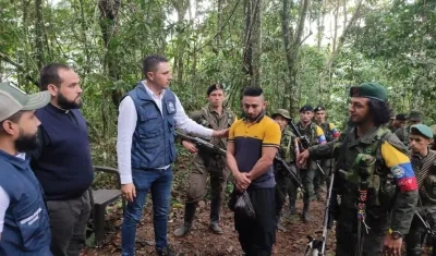 Liberación de Darío Coronel Pineda.