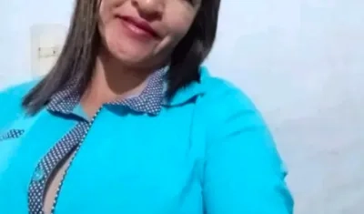 La líder sindical Mariela Reyes Montenegro.