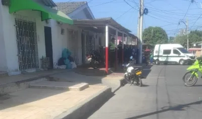Lugar de los hechos en el barrio Las Nieves. 