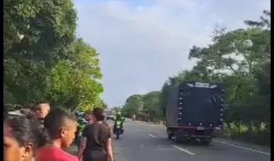 Lugar del accidente.