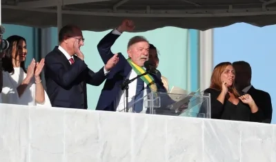 Luiz Inácio Lula da Silva, presidente de Brasil.