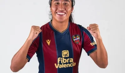 Mayra Ramírez, delantera colombiana del Levante.