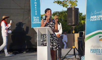 La ministra de Minas y Energía, Irene Vélez