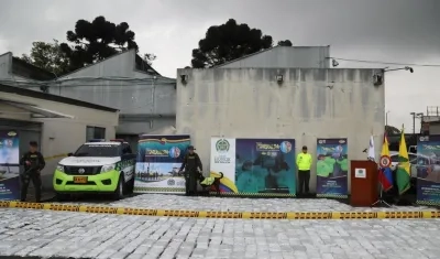 Marihuana incautada por la Policía. 