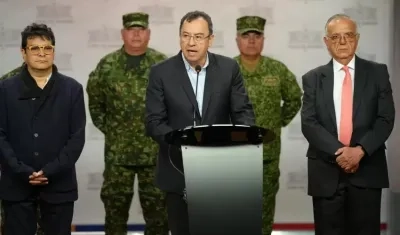 Ministro del Interior Alfonso Prada.