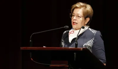 La ministra de Trabajo, Gloria Inés Ramírez.